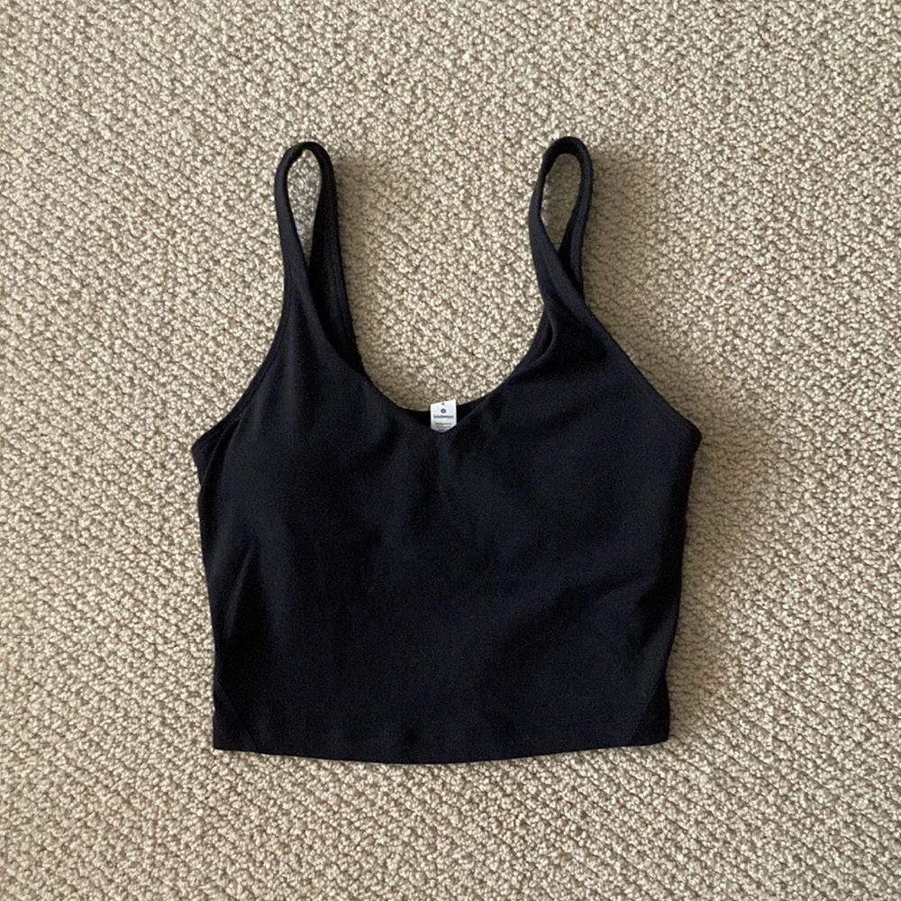 Lululemon Align Tank Black Size 4 Nulu Original Version 2020 Thin Strap Like New